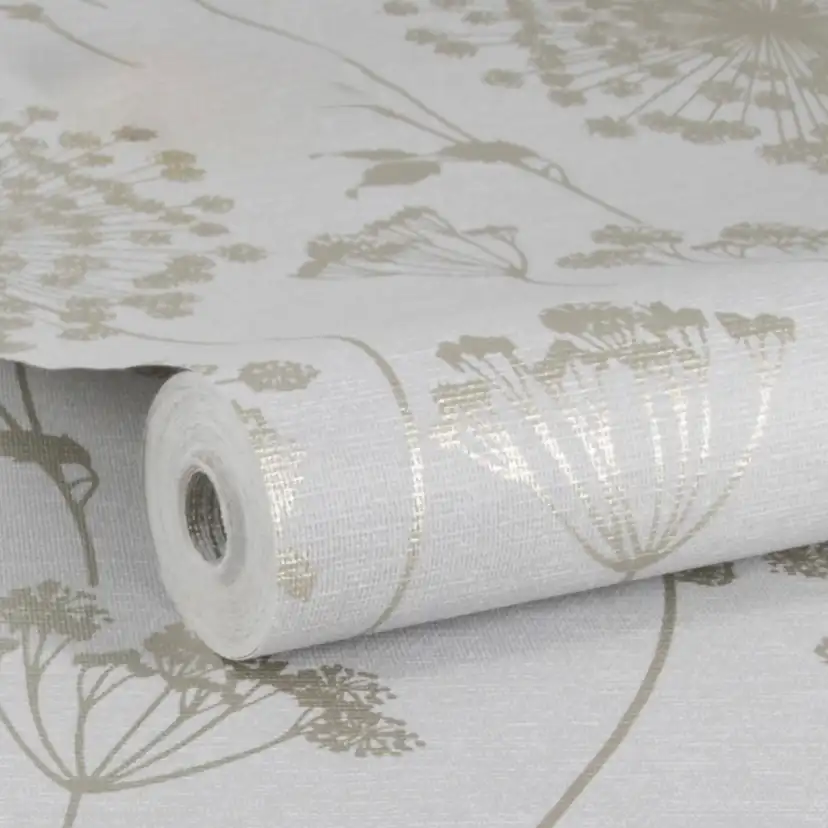 Tapet WOW Field Beige Blommor