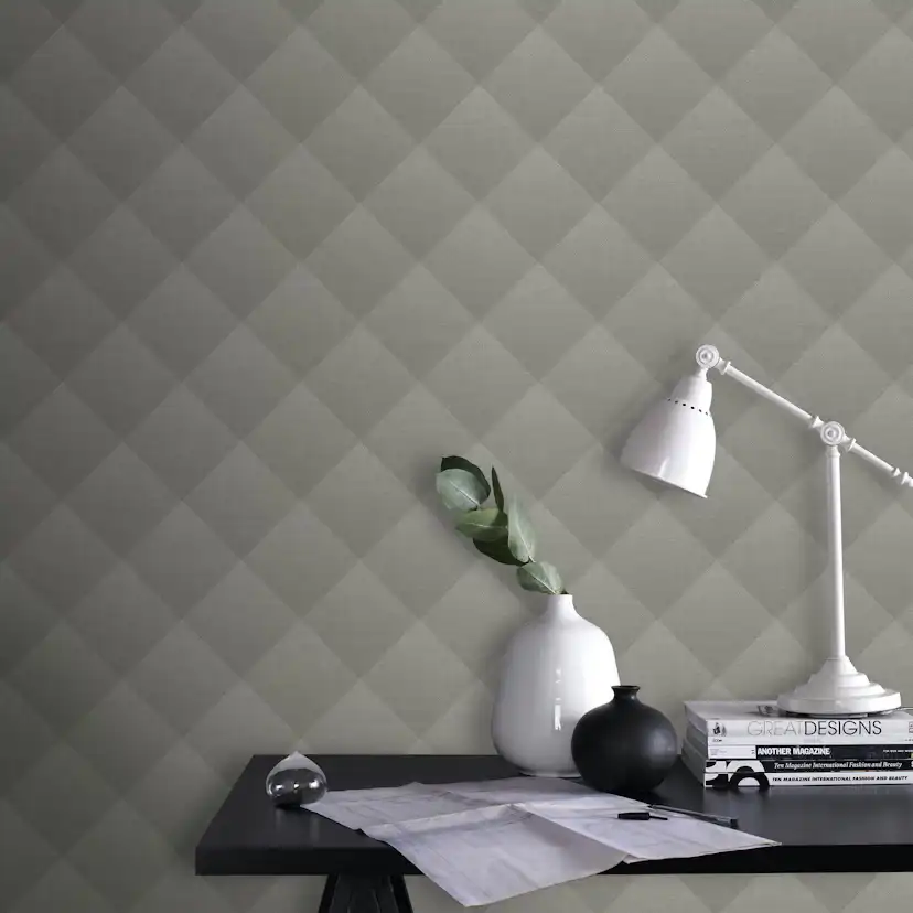 Tapet WOW Geo Texture Grå