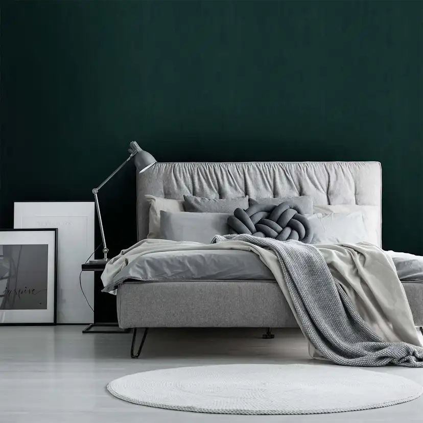 Tapet WOW Vintage Uni 10083737 EasyUp, Enfärgad Grön