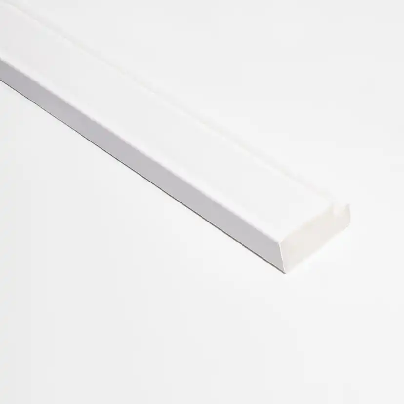 Avslutningslist Lamelio Infinity Olmo Vit Avslut 2,6 cm Höger