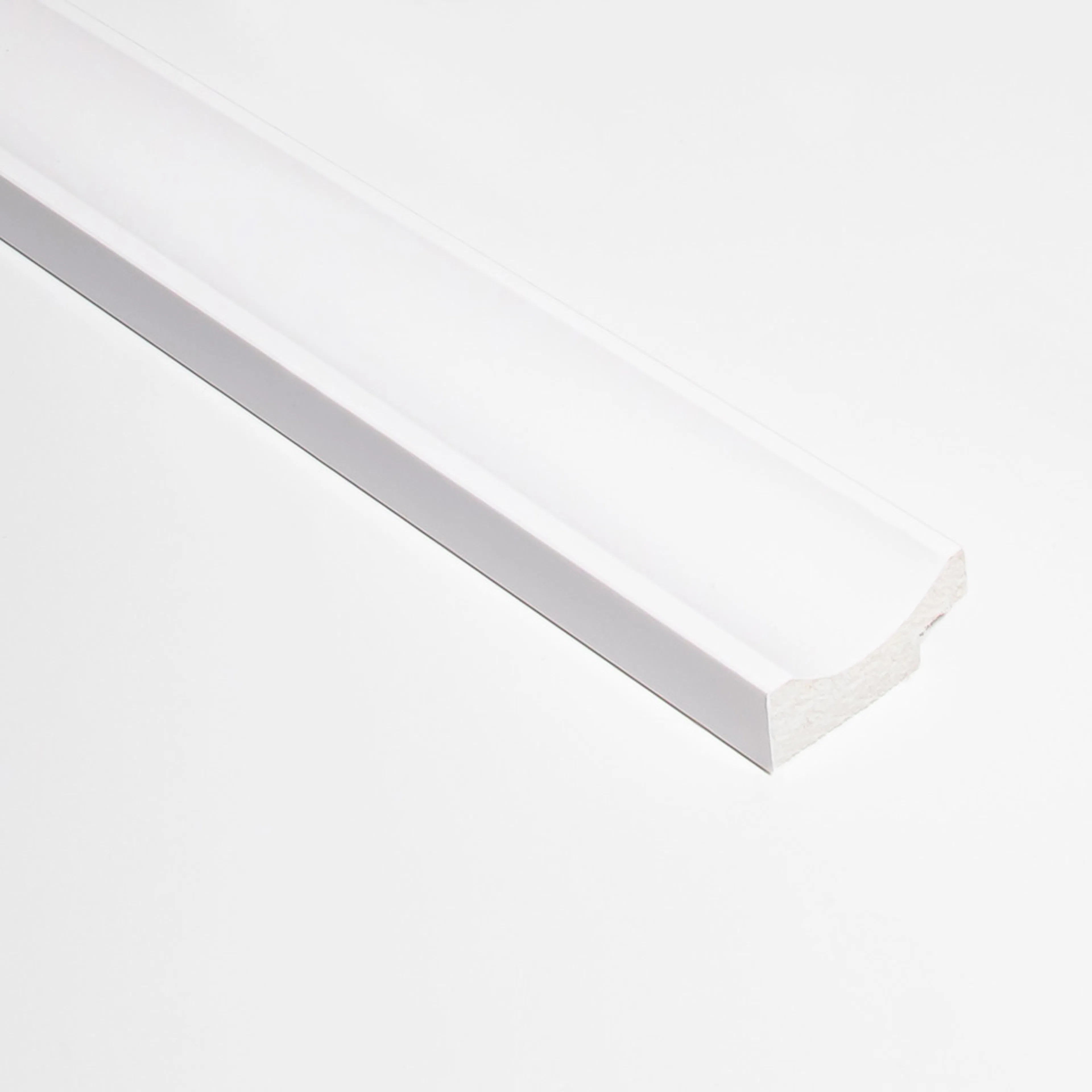 Avslutningslist Lamelio Infinity Onda Vit Avslut 3,2 cm Höger