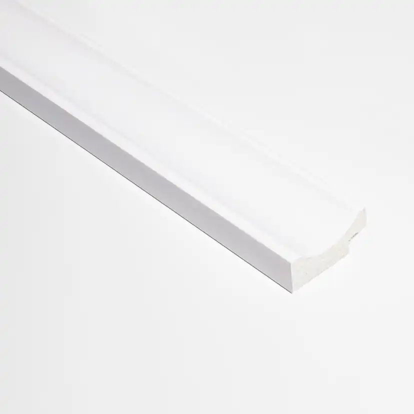 Avslutningslist Lamelio Infinity Onda Vit Avslut 3,2 cm Höger