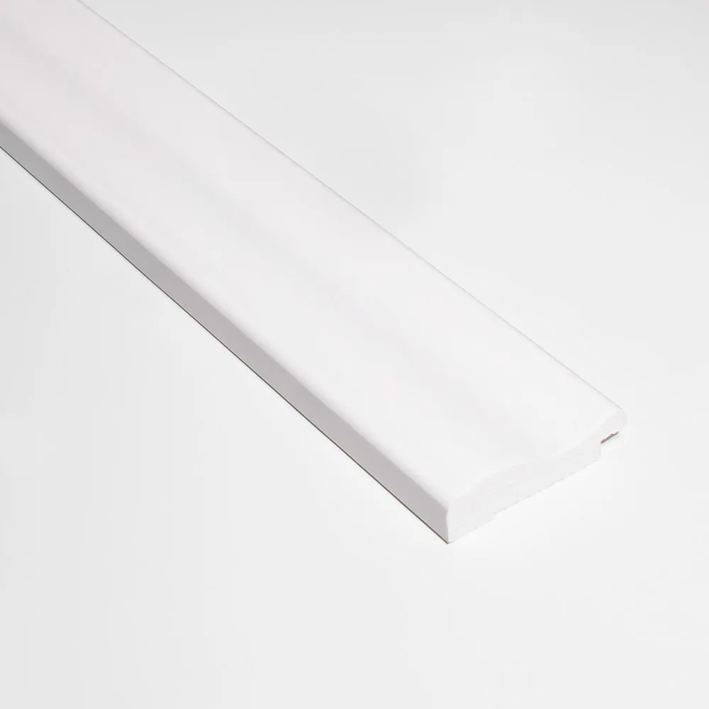 Avslutningslist Lamelio Infinity Versal Vit Avslut 4,9 cm Höger