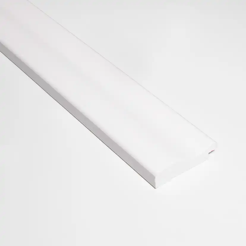 Avslutningslist Lamelio Infinity Versal Vit Avslut 4,9 cm Höger