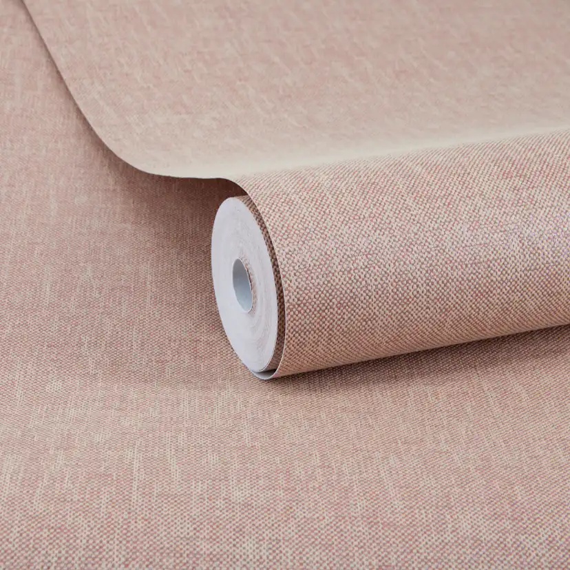 Tapet WOW Linne Glänsande Enfärgad Terra 10138718