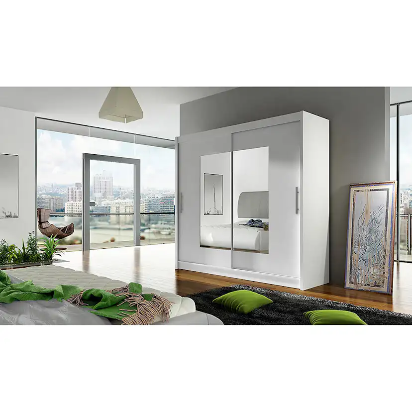 Garderob Scandinavian Choice Prag Smal Fyrkantig Spegel