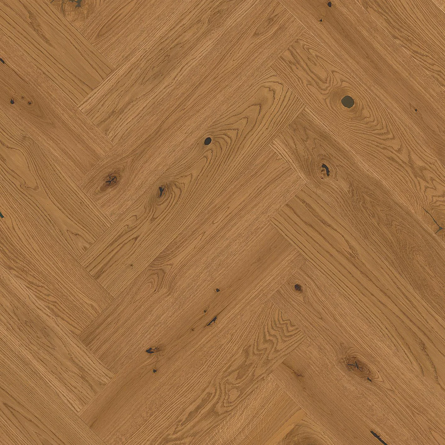 Fiskbensplank Boen Ek Honey Herringbone Live Natural HV-Olja