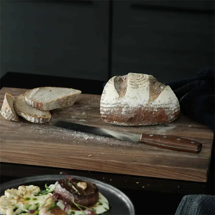 Brödkniv Fiskars Norr 21 cm – Tandad Kniv i Rostfritt Stål