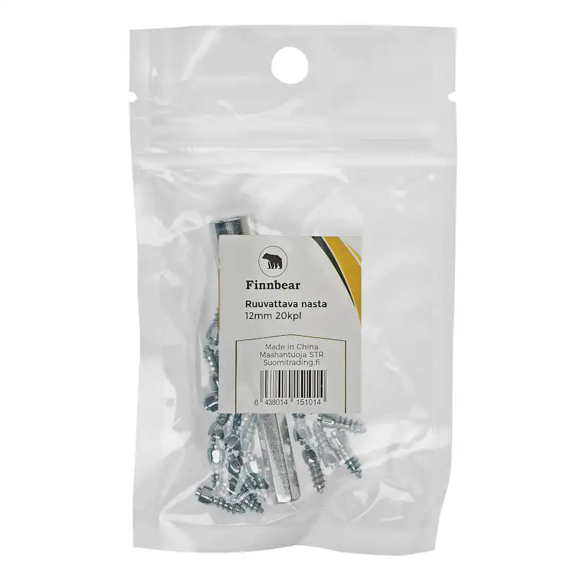 Skruvdubb Finnbear 12 mm 20-Pack