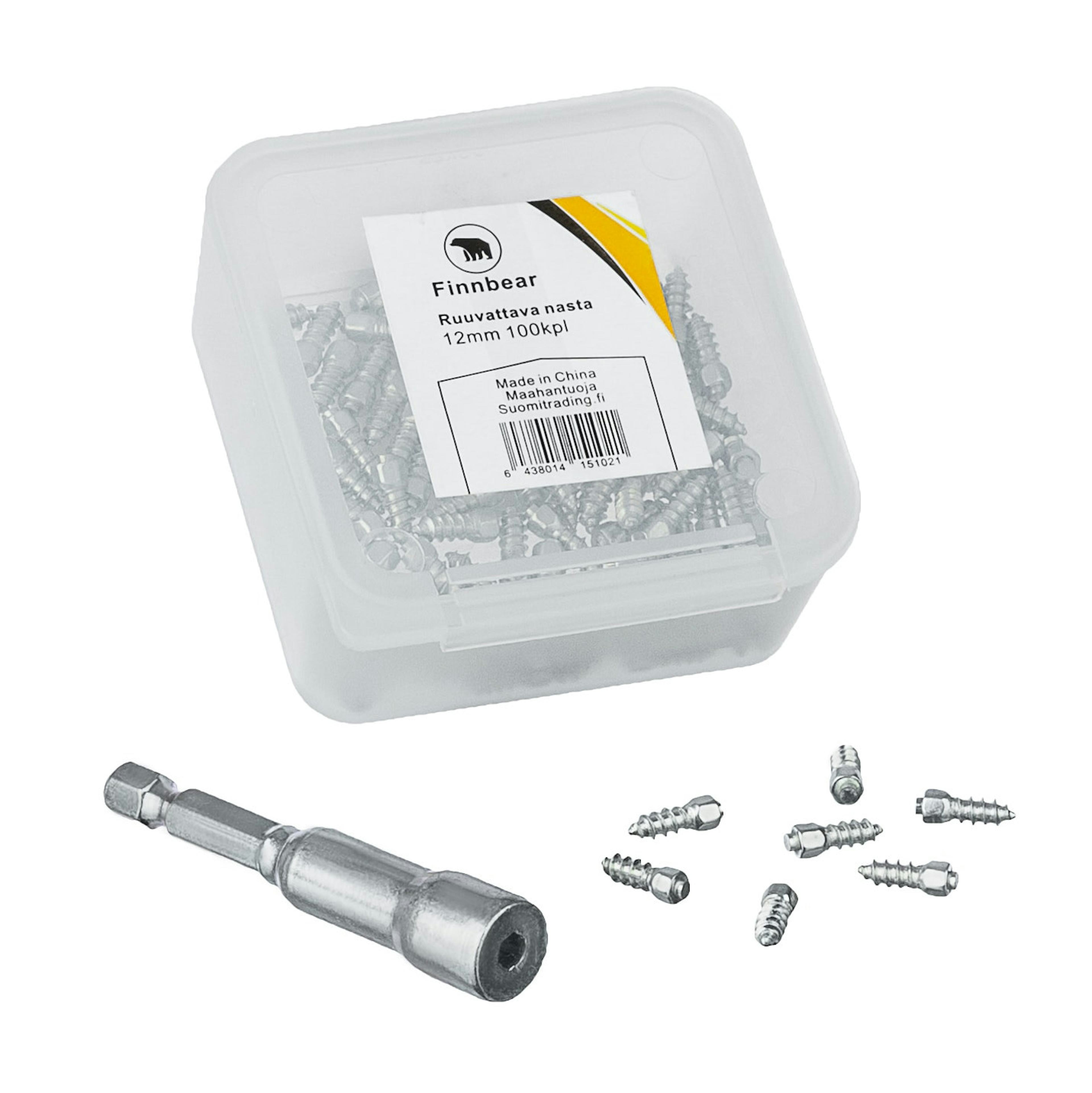 Skruvdubb Finnbear 12 mm 100-Pack