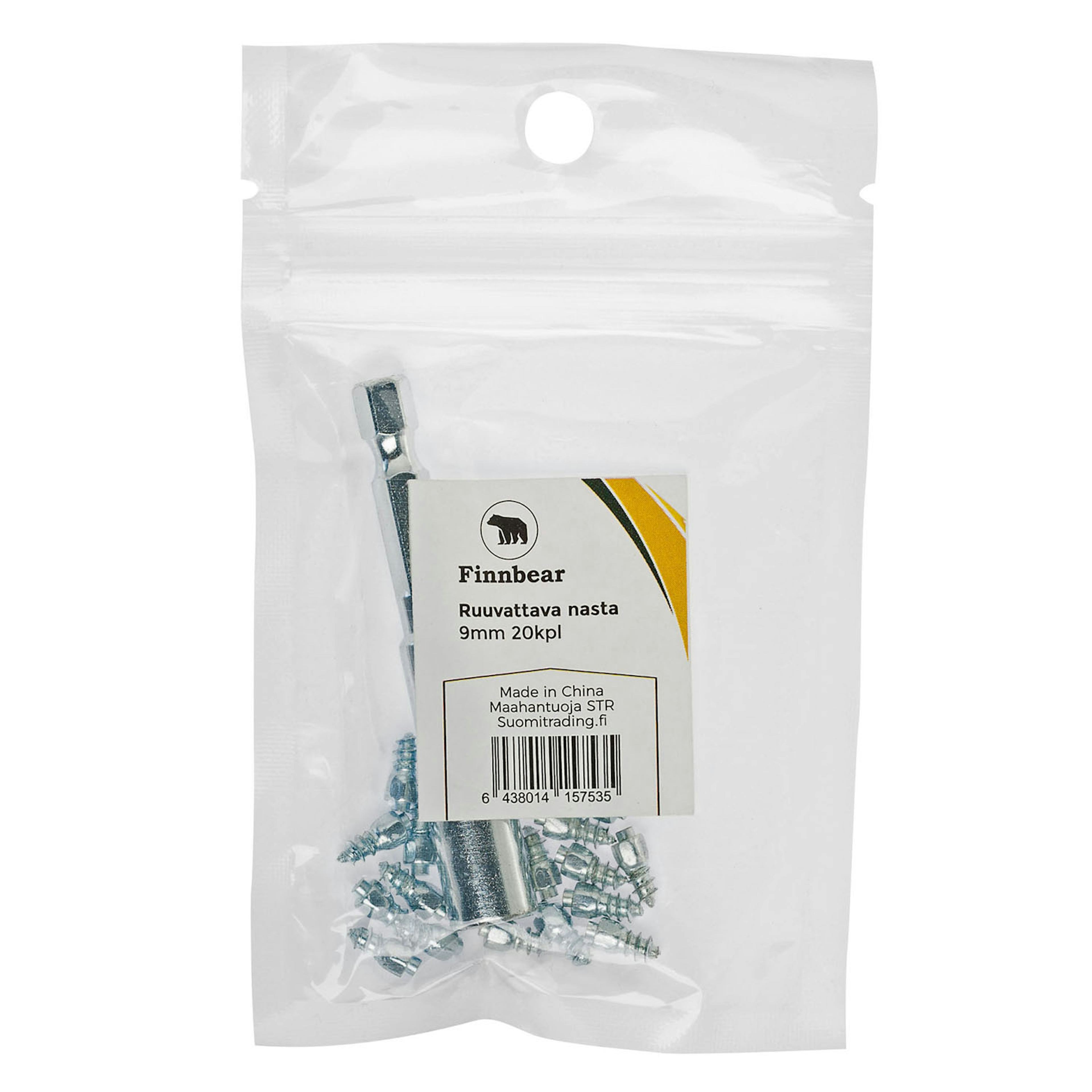 Skruvdubb Finnbear 9 mm 20-Pack