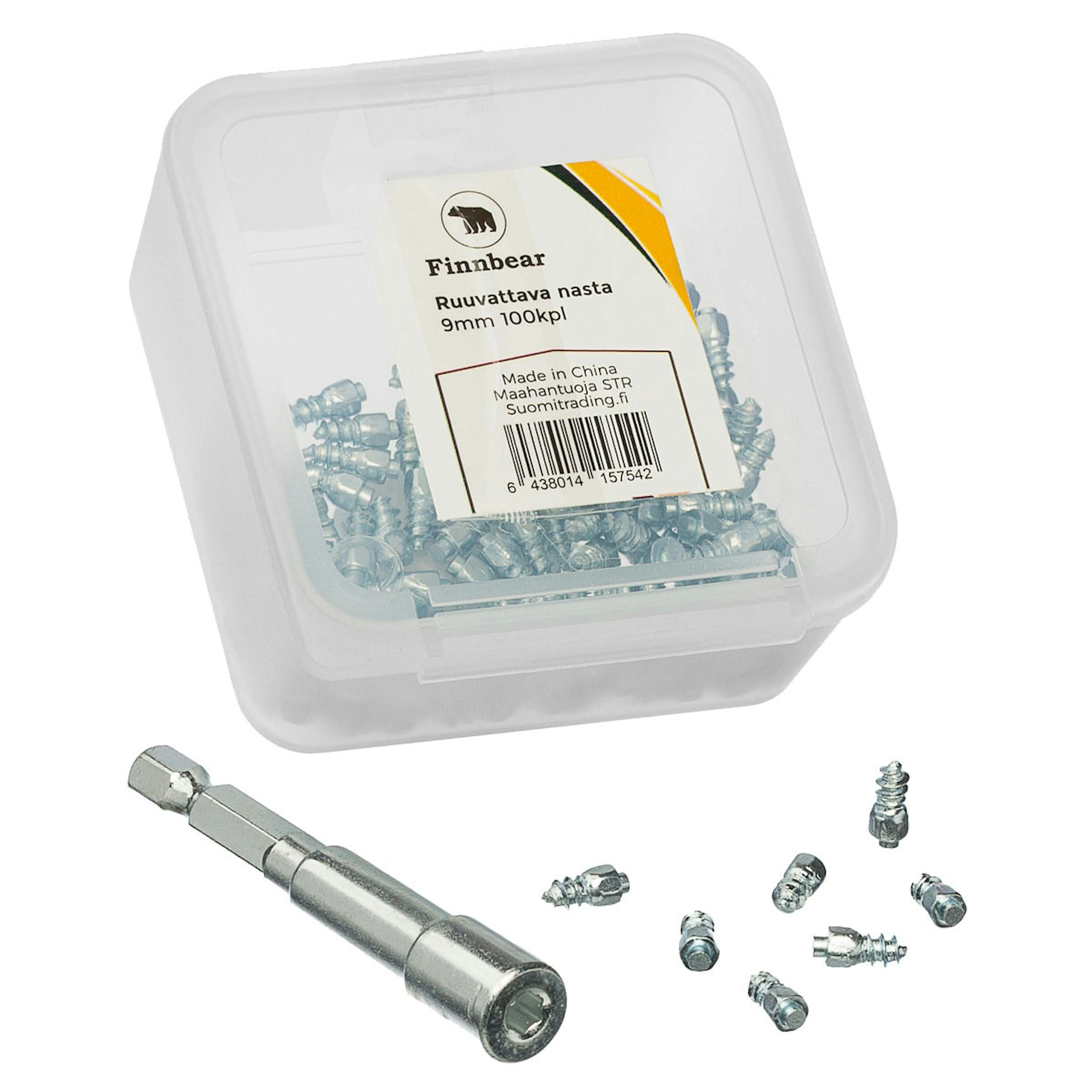 Skruvdubb Finnbear 9 mm 100-Pack