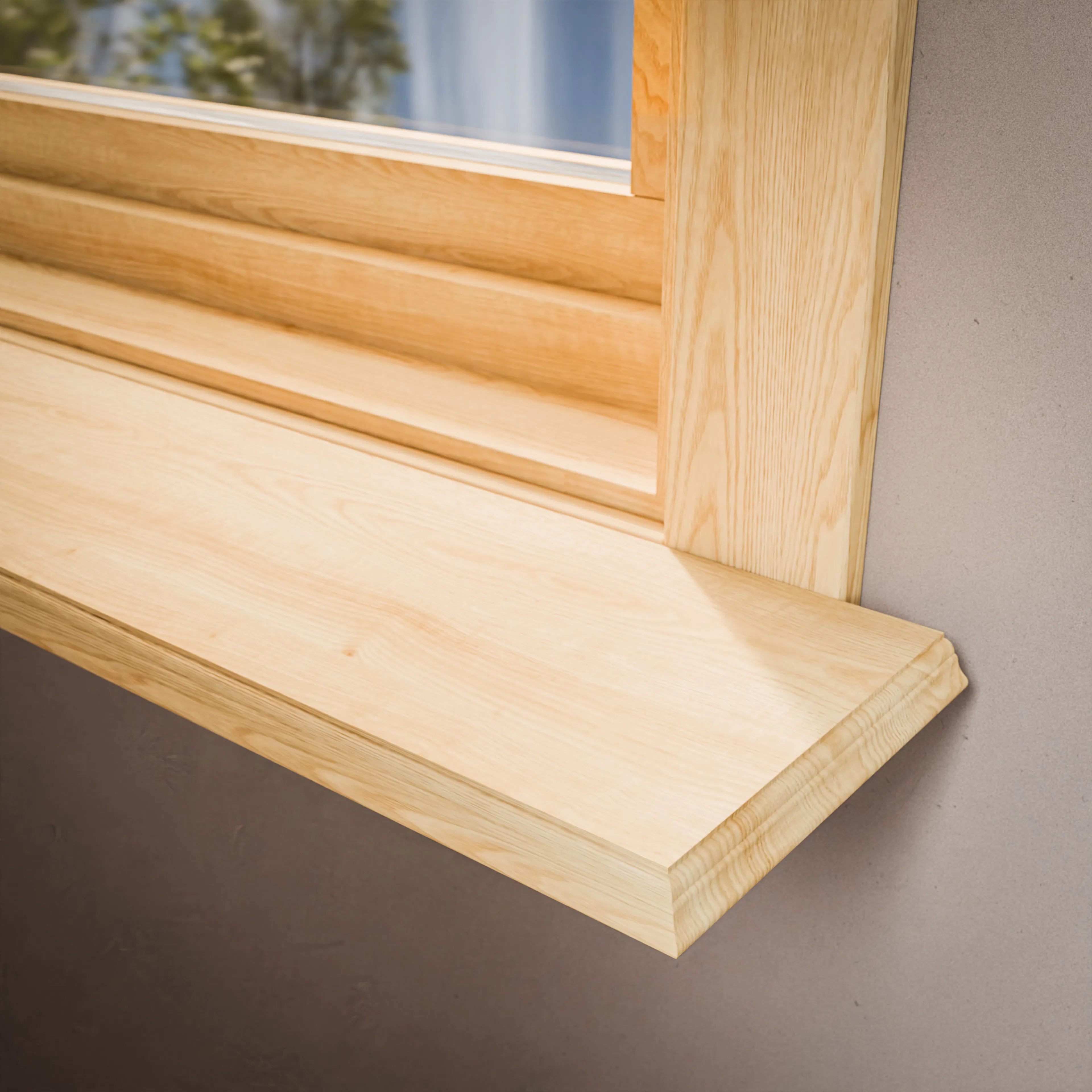 Fönsterbänk Lundbergs Helen Obehandlad Furu FCS