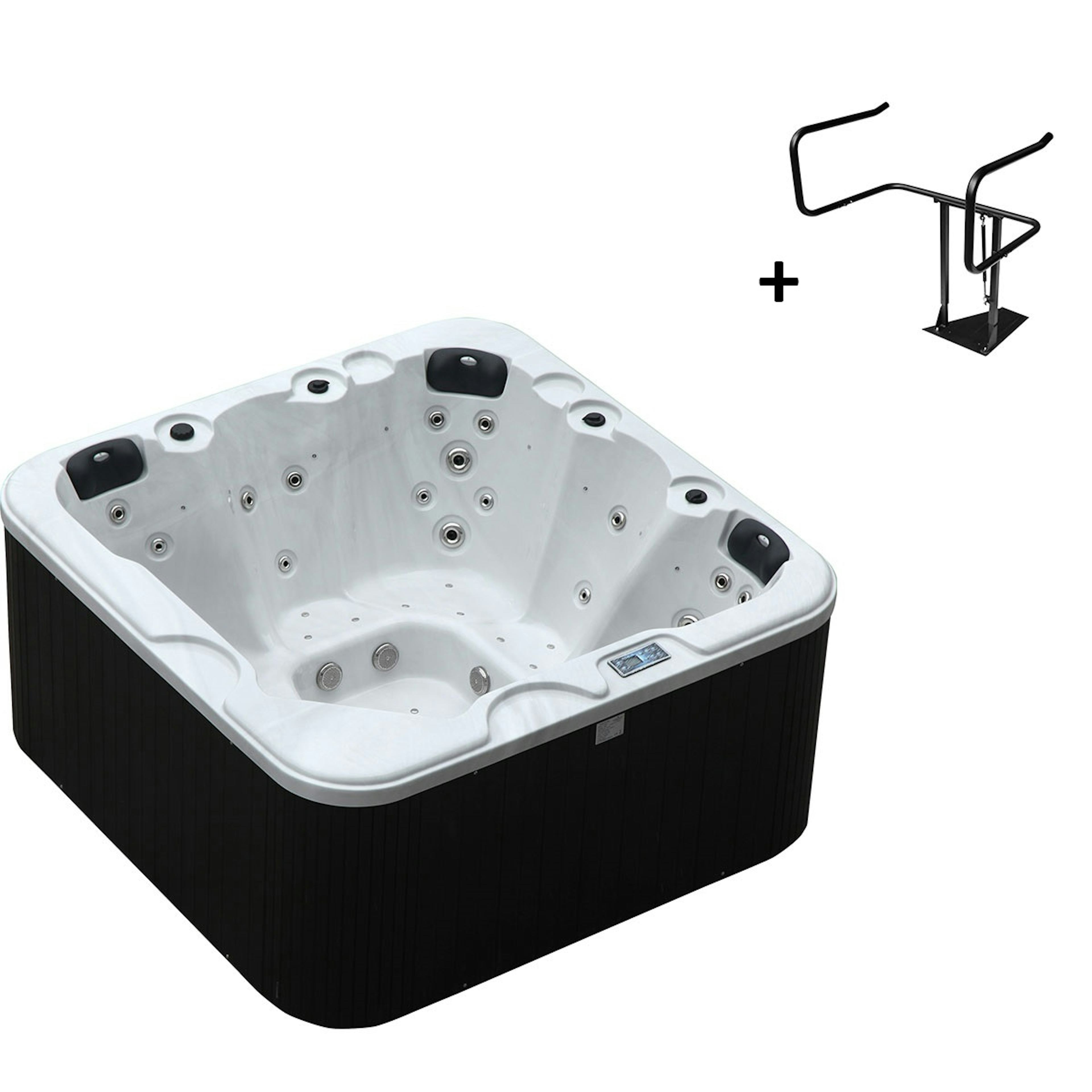 Spabad Svenska Bad Åre med Lock, Locklyft och Spatrappa