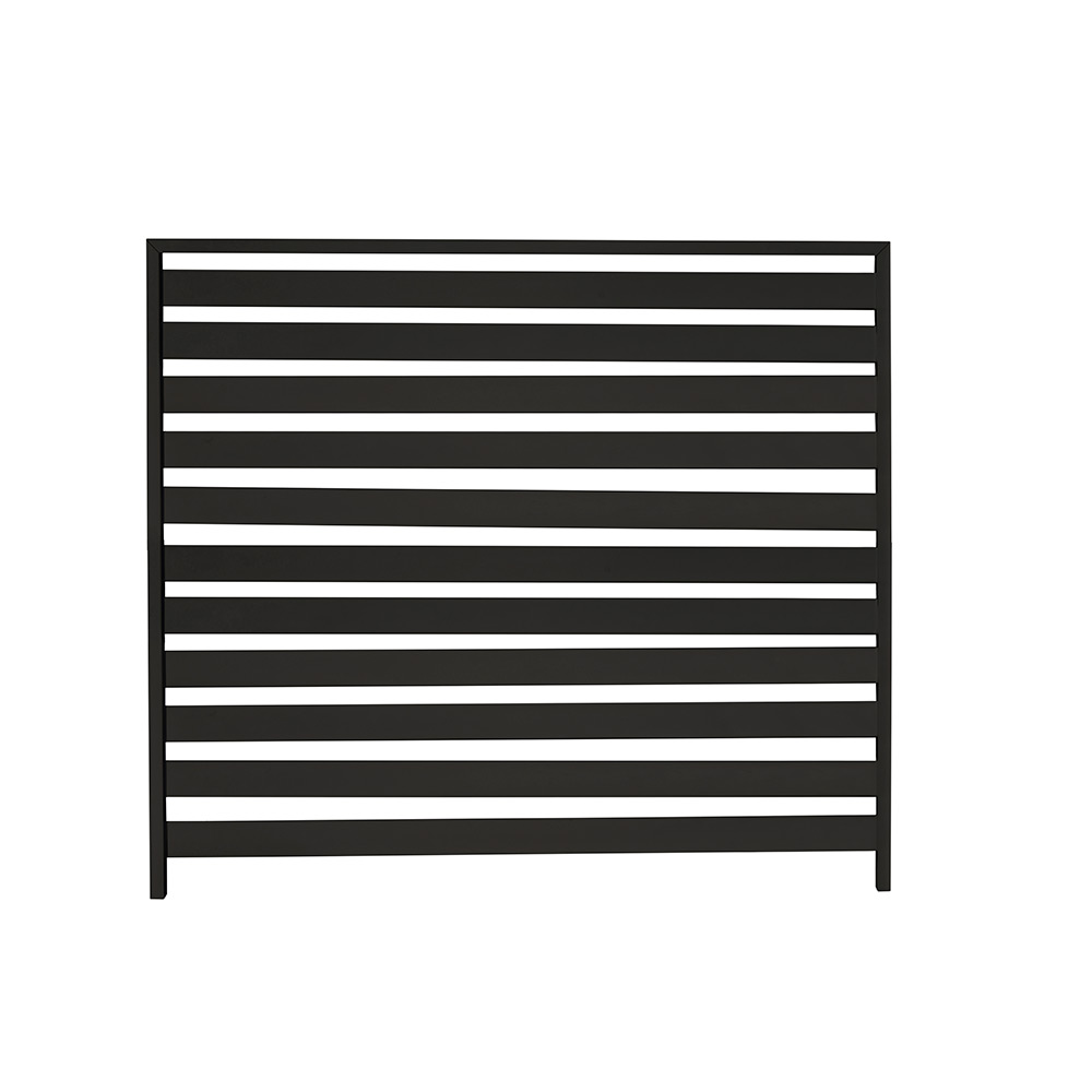 Aluminiumstaket Skotte Garden Rand Svart