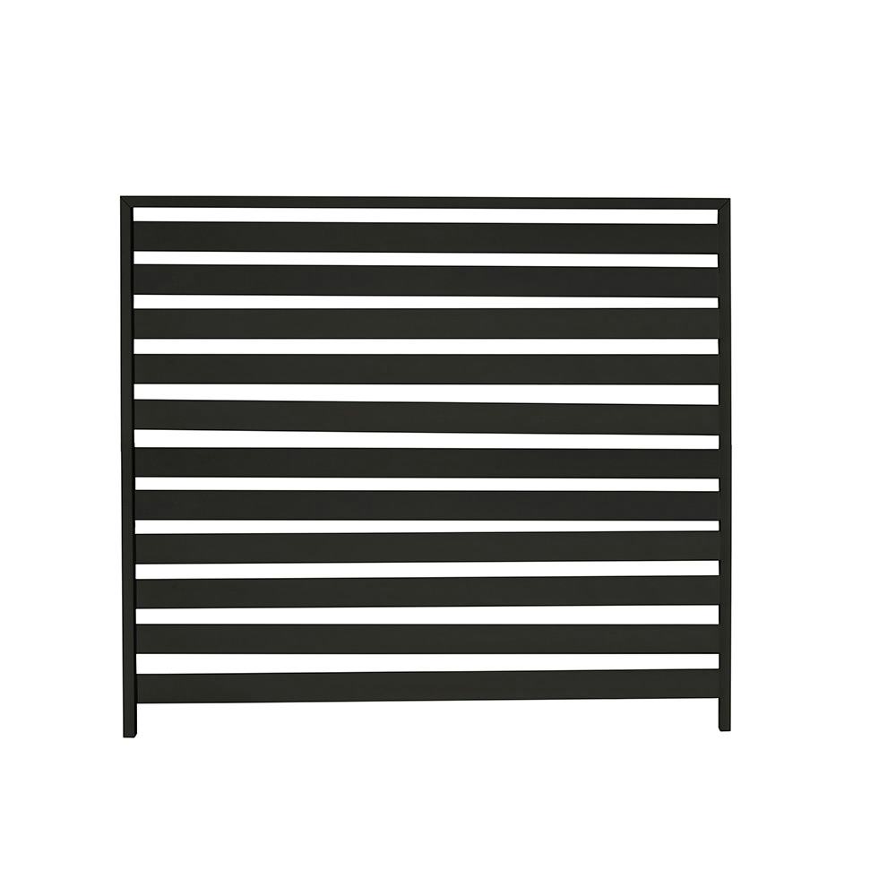 Aluminiumstaket Skotte Garden Rand Svart