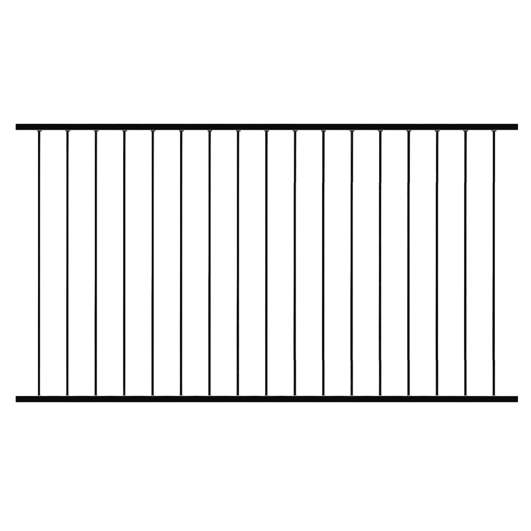 Staket Green Land Garden Aluminium Svart