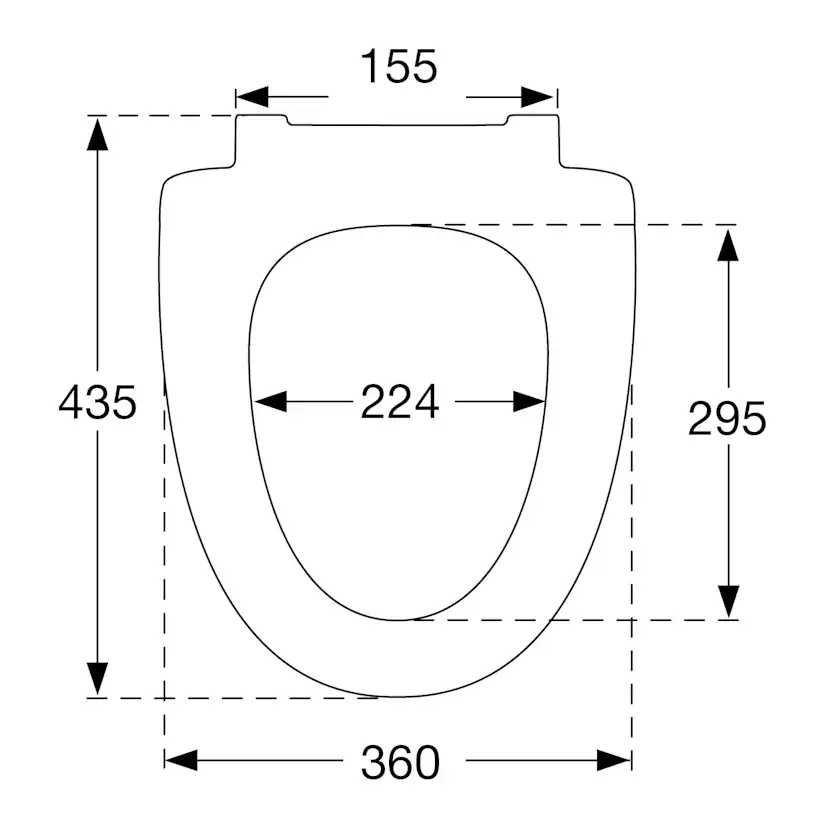 Toalettsits Pressalit 1026 for Glow