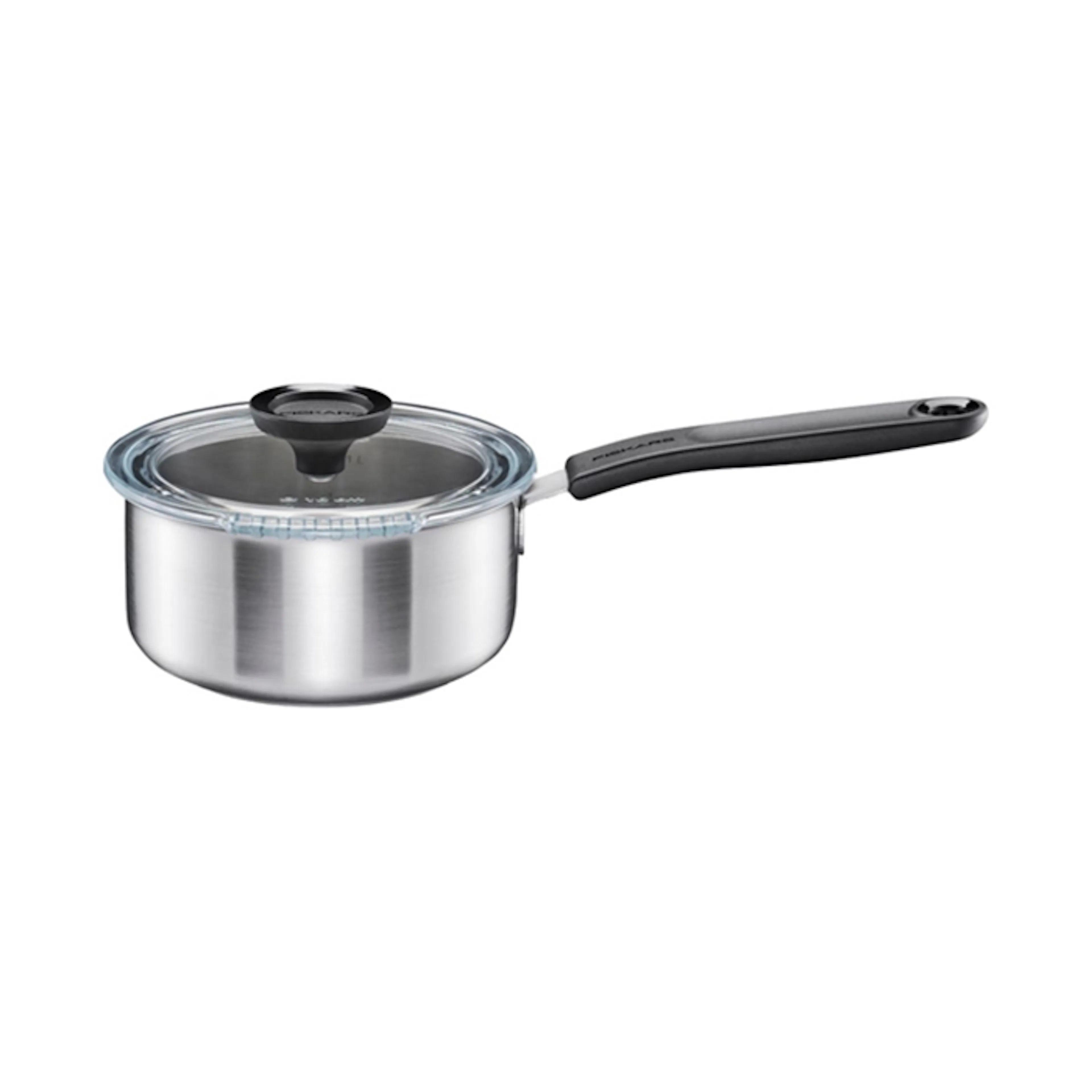 Kastrull 1,5 L Fiskars Functional Form – Med Glaslock, Idealisk för Sås och Småportioner