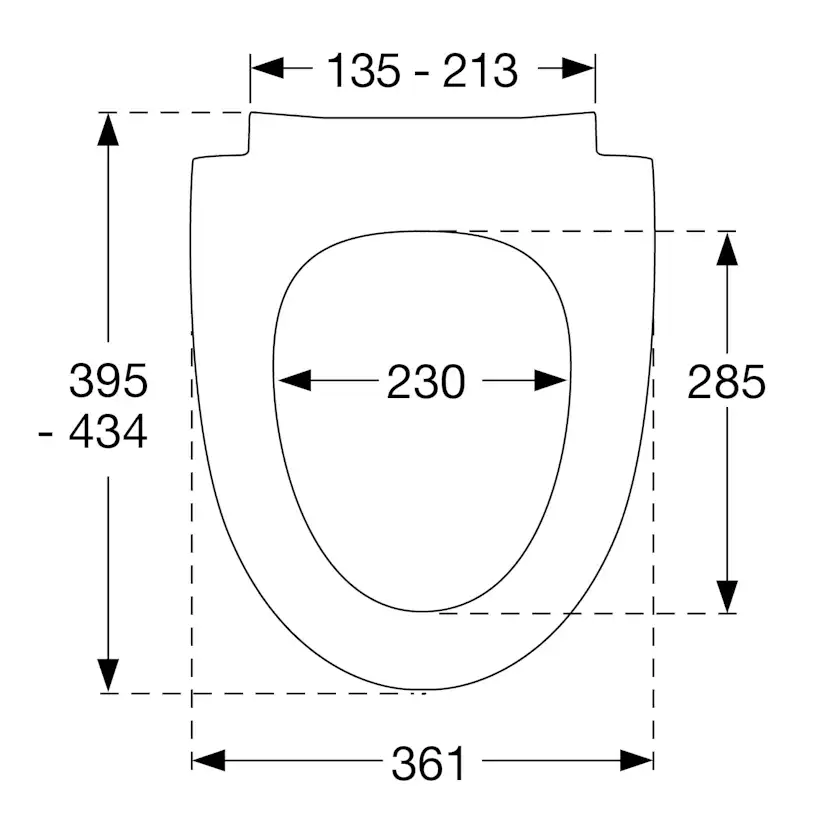 Toalettsits Pressalit Sway Norden 1030