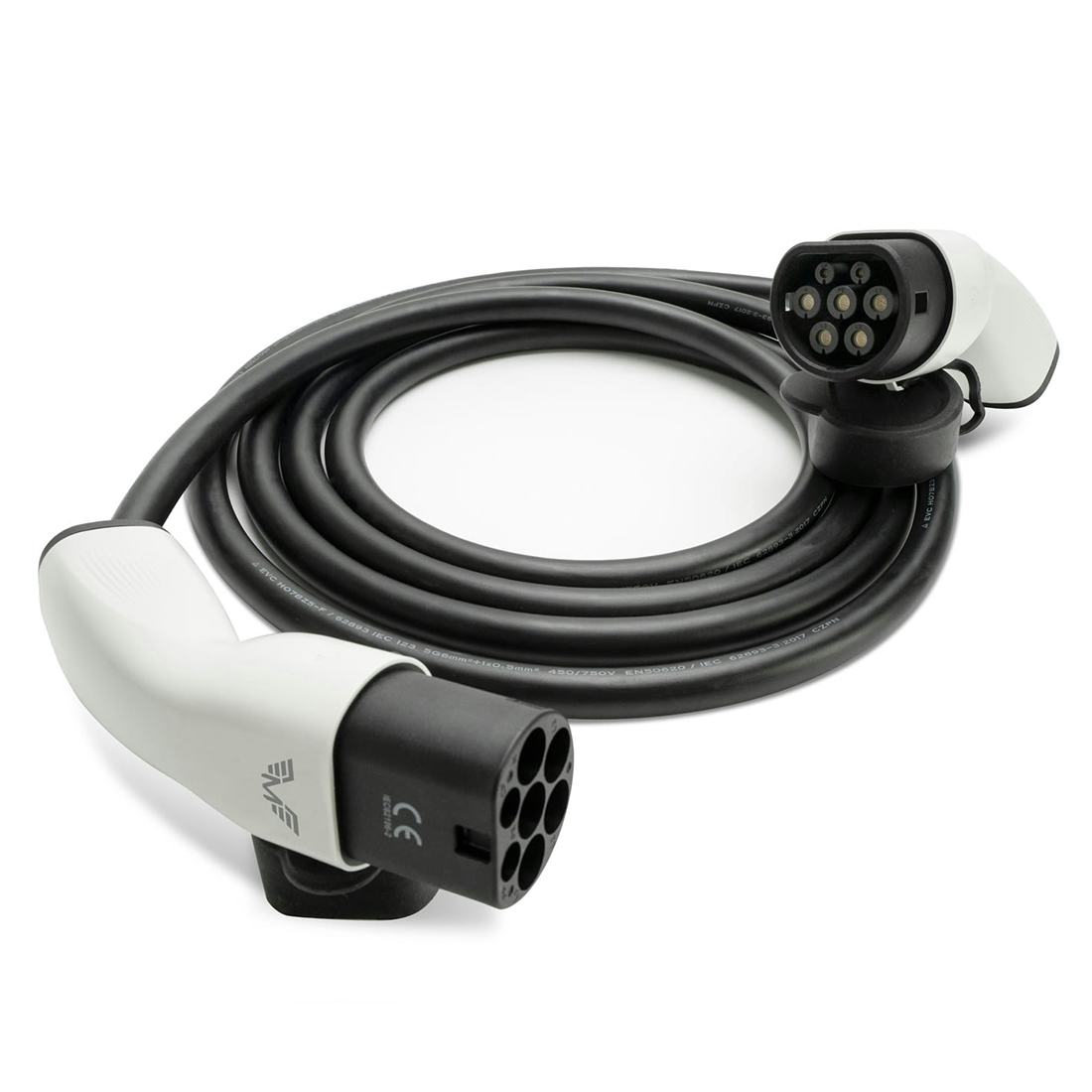 Laddkabel Motorwerk EVSE Typ 2 3,6kW 5m 1-Fas