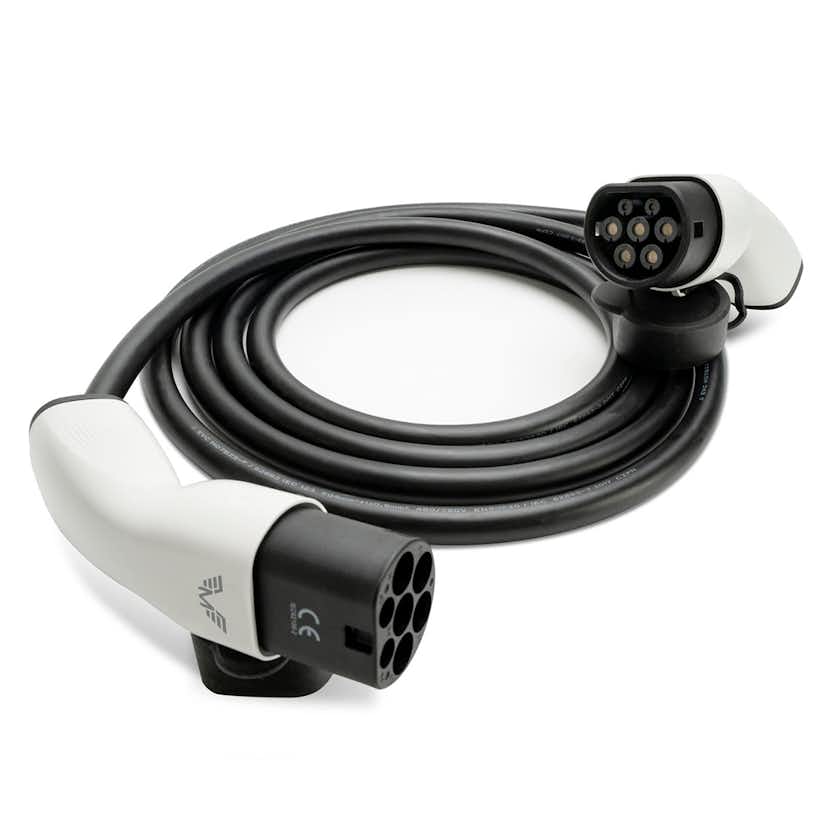 Laddkabel Motorwerk EVSE Typ 2 3,6kW 5m 1-Fas