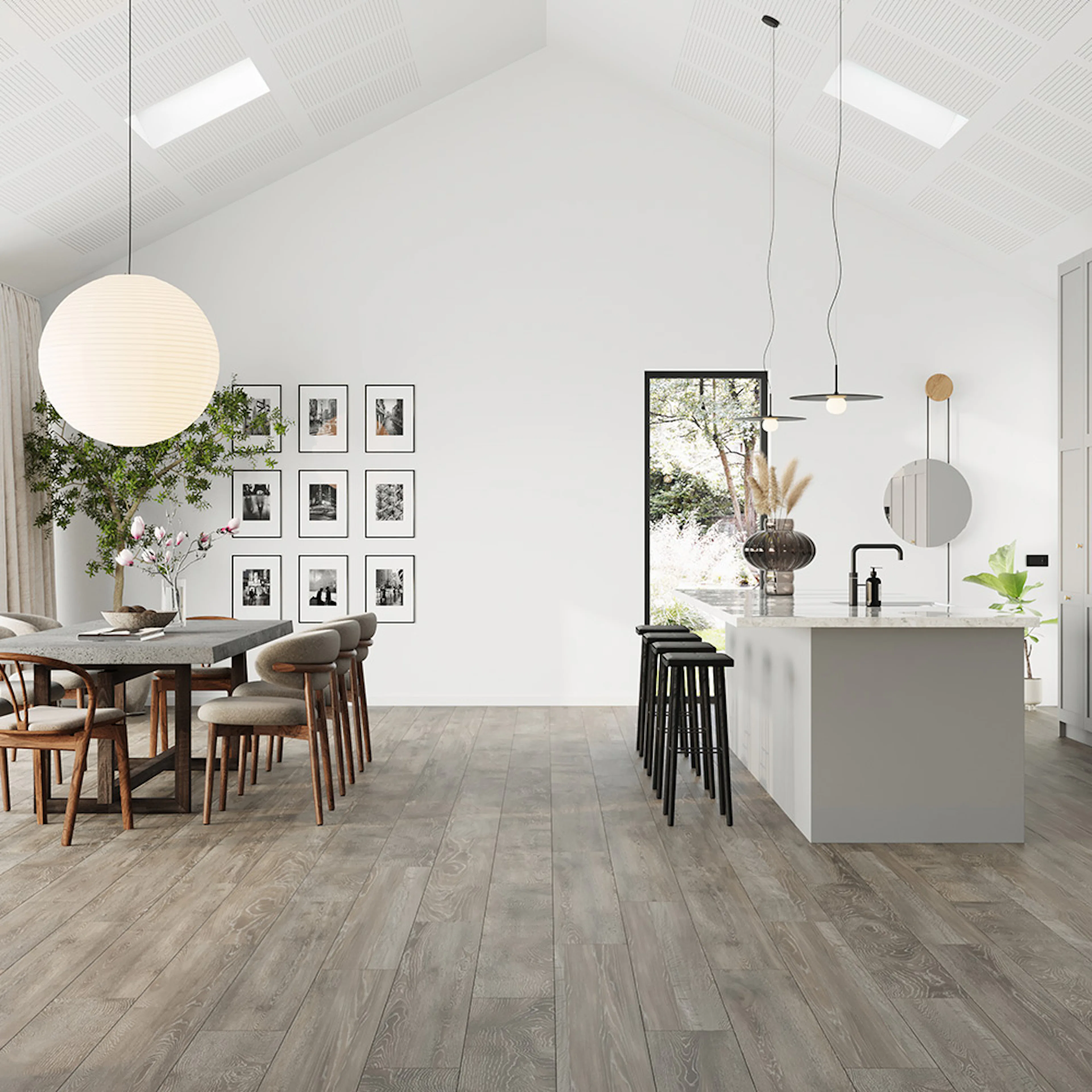 Vinylgolv Moland Bastion Grå Ek