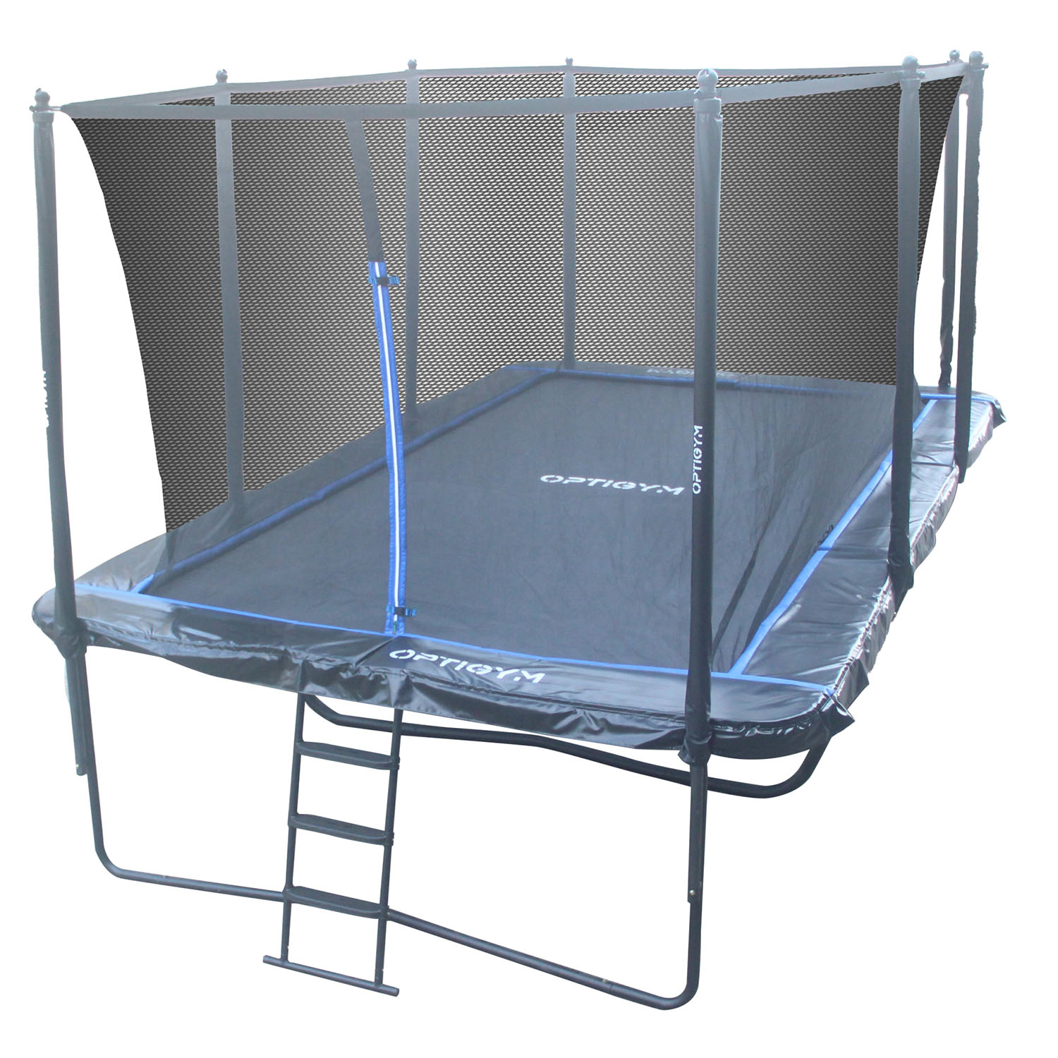 Studsmatta OptiGym Sky Max 5,2m x 3m Med Säkerhetsnät