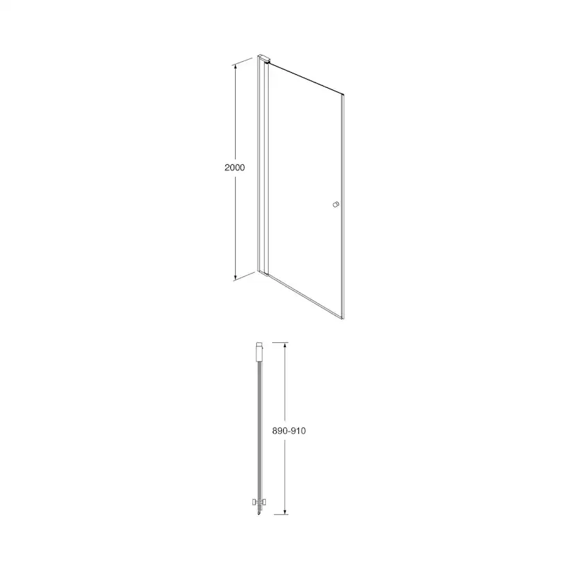 Duschdörr Gustavsberg Square