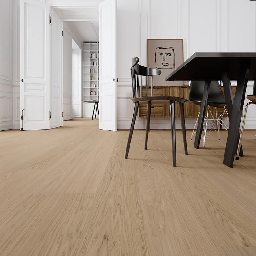 Parkettgolv Moland Super Ek Wideplank Mitchell White Oak