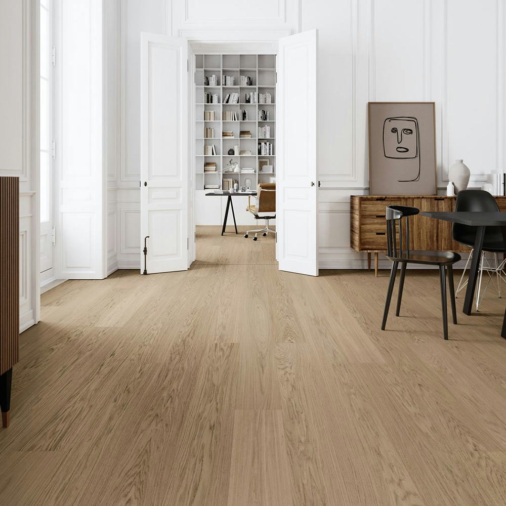 Parkettgolv Moland Super Ek Wideplank Mitchell White Oak