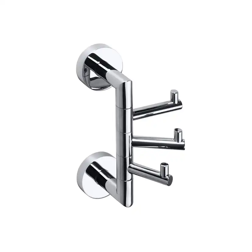 Handdukskrok Bemeta Omega Trippel Svängbar Krom