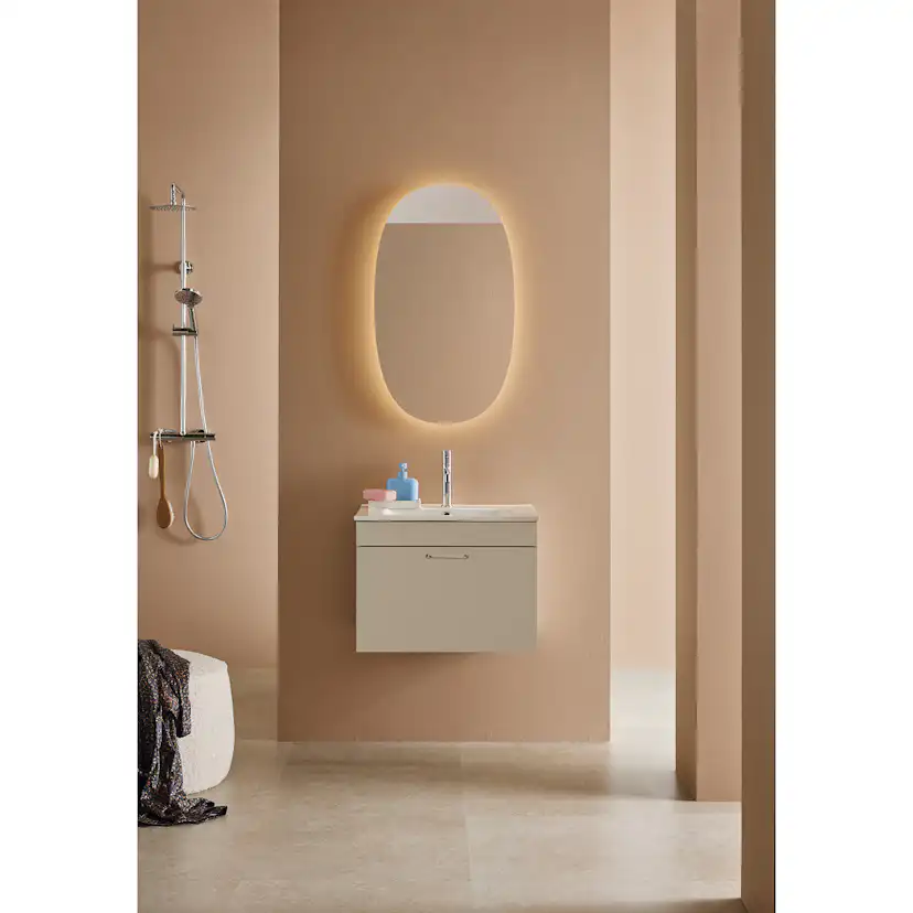 Tvättställsskåp Hafa Sand 1 Låda 600