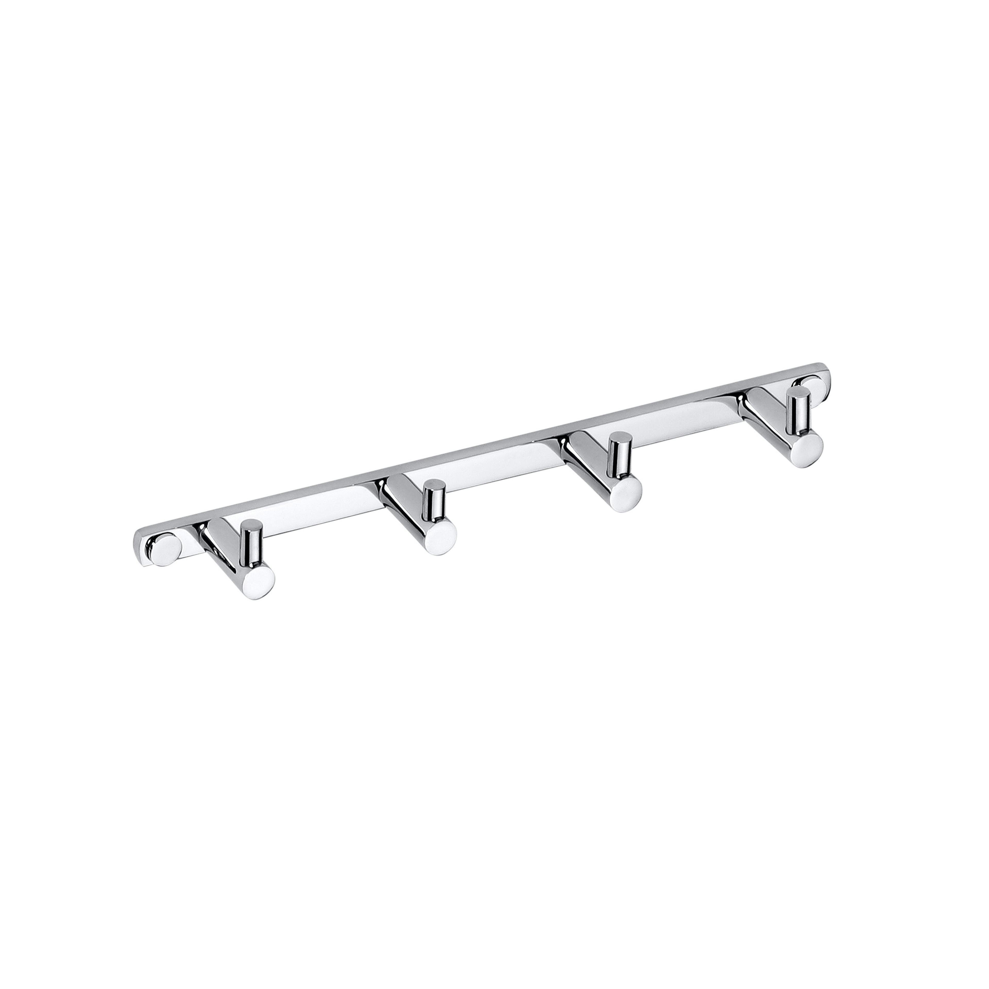 Handduksstång Bemeta Omega 4 Krokar Krom