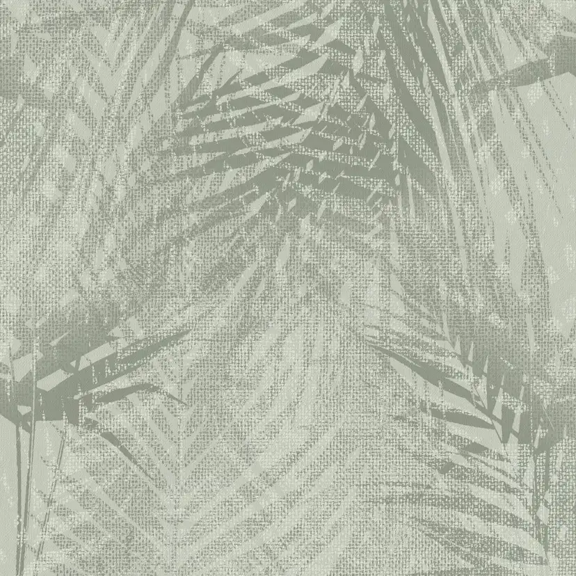 Tapeter Art For The Home Ren Natur Palm 104638 Non Woven, Mönstrad Grön