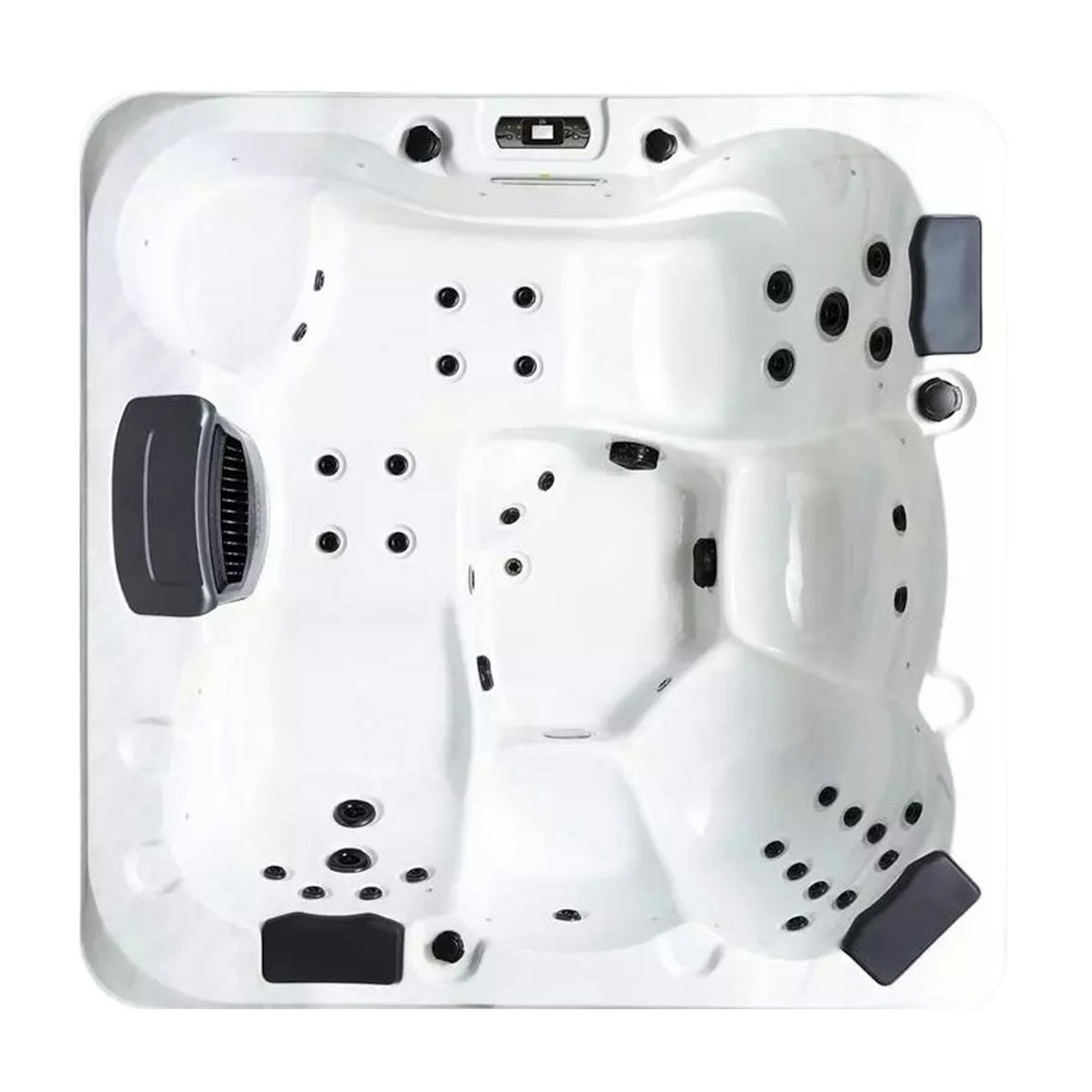 Spabad Svenska Bad Idre 36 Jets med Lock och Spatrappa