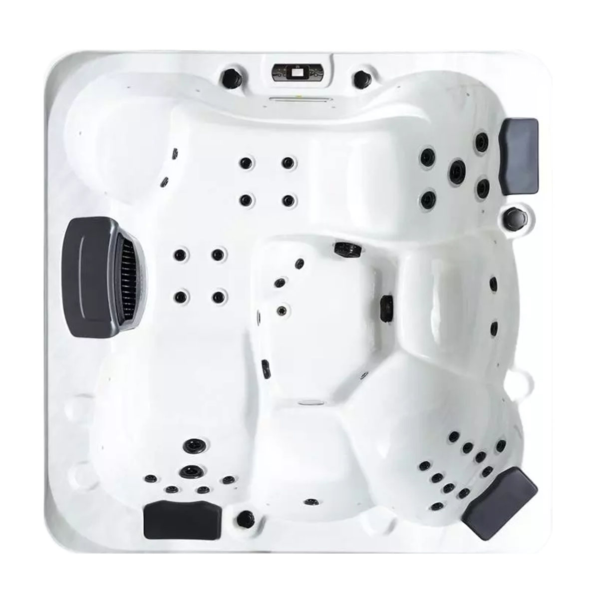 Spabad Svenska Bad Idre med Lock, Locklyft och Spatrappa