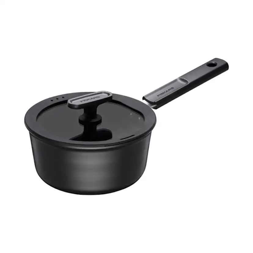 Kastrull Fiskars Hard Face 1,8 L 18 cm – Hållbar Kastrull med Tjock Botten och Non-stick Beläggning