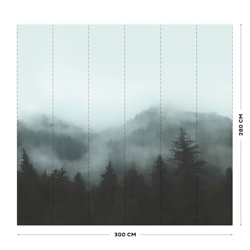 Fototapet Art For The Home Skandinavien 280x300 cm