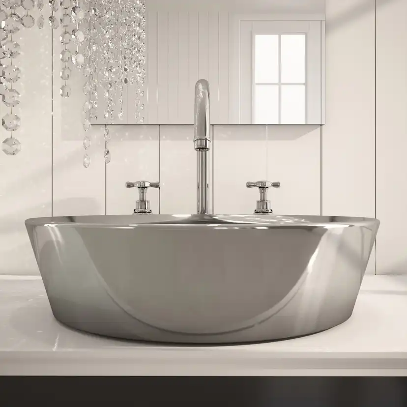 Tvättställ Badlyx Round 103 35 cm