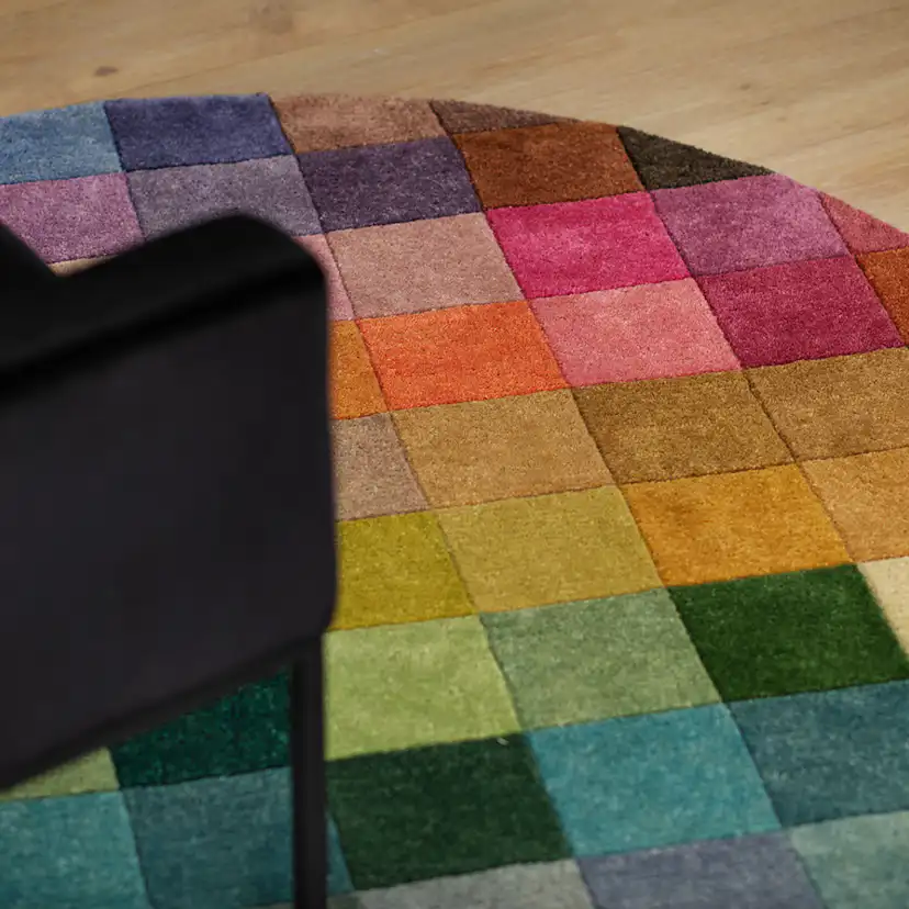 Ullmatta KM Carpets Insignia Cube Rund
