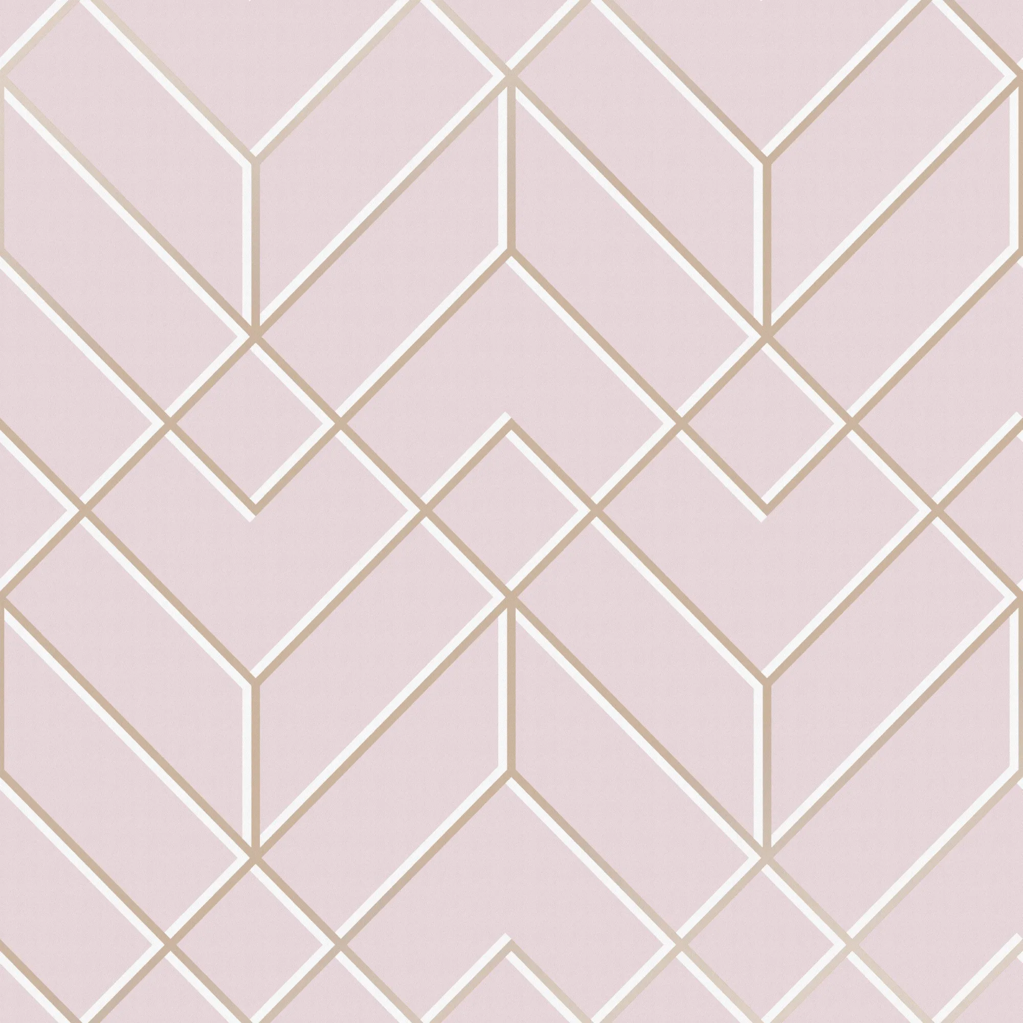 Tapet Superfresco Easy Losanges Filaires Rosa