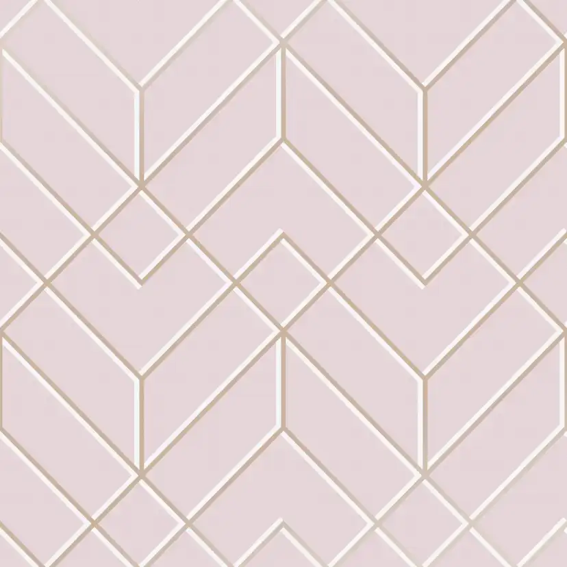 Tapet Superfresco Easy Losanges Filaires Rosa