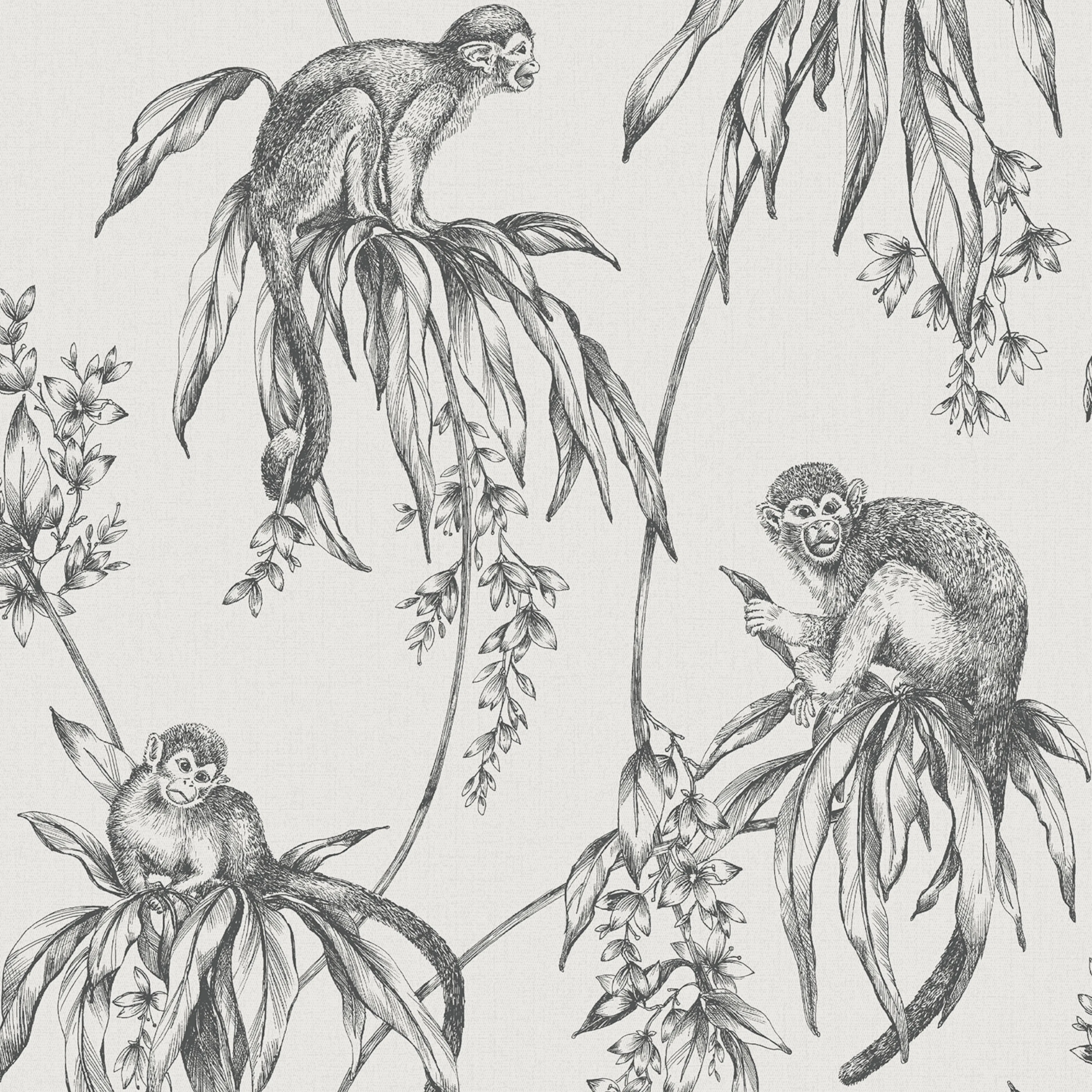 Tapet Superfresco Easy Saimiri Antrazit Apa