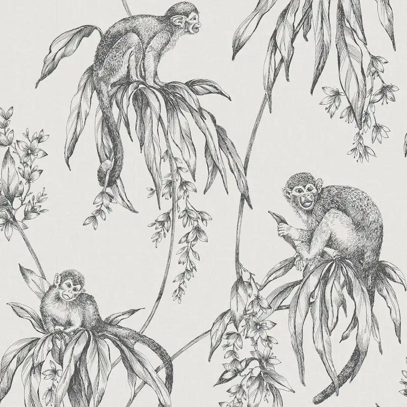 Tapet Superfresco Easy Saimiri Antrazit Apa