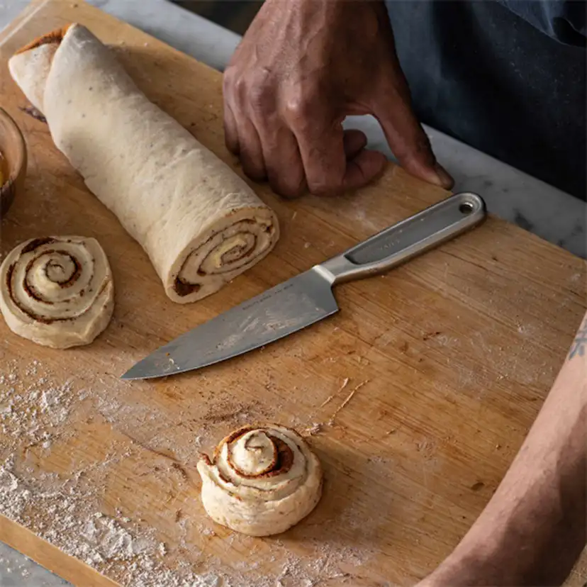 Fiskars Kockkniv All Steel – 13,5 cm Allroundkniv i Helgjutet Rostfritt Stål