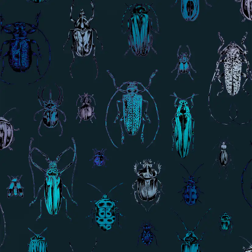 Tapet Superfresco Easy Superfresco Easy Bugs Blå