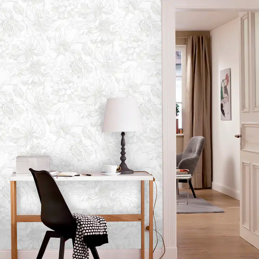 Tapet Art For The Home Dalia Grå 108233