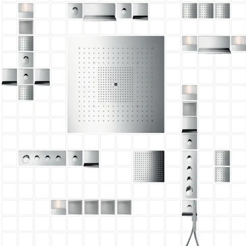 Huvuddusch Axor Starck för Inbyggnad