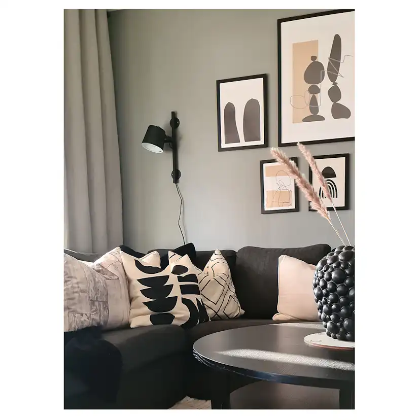 Vägglampa Aneta Espresso